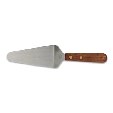 Browne Foodservice 574311 5.5" Pie Server with Wood Handle
