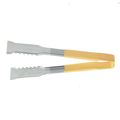 Vollrath 4790950 Kool-Touch 9-1/2" Yellow Handled VersaGrip Tong