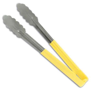 Vollrath 4780950 Kool-Touch® Yellow Handled 9.5" Utility Tong