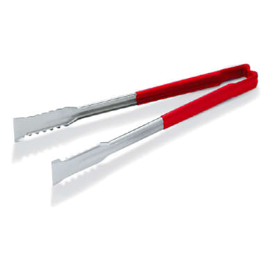 Vollrath 4791240 Kool-Touch 12" Red Handled VersaGrip Tong