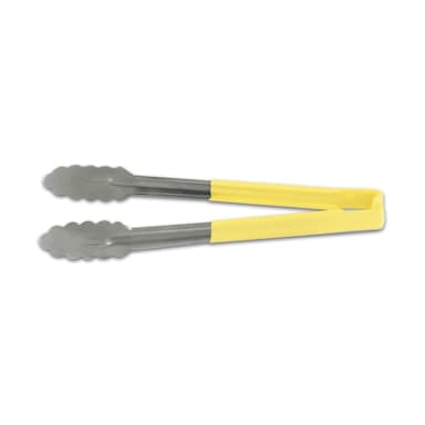 Vollrath 4781250 Kool-Touch® Yellow Handled 12" Utility Tong