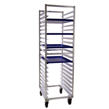 New Age Industrial 7331 Aluminum 20 Pan Rack with Angled Guides