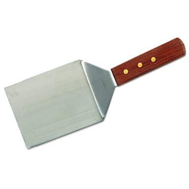 Browne Foodservice 574318 5" x 6" Turner with Wood Handle