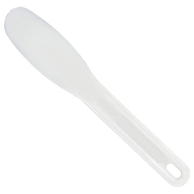 Bar Maid® CR-925 White Short Handle 7-3/4" Spreader