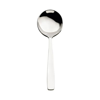 Browne Foodservice 503013 Modena S/S 7" Round Soup Spoon - Dozen