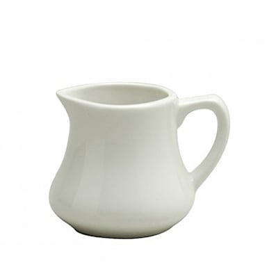 1880 Hospitality F9010000802 Atlantic Cream White RE 4.5 Oz. Creamer - 36/CS