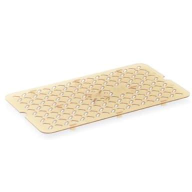 Vollrath 23600 Super Pan 1/6 Size High Temp Amber Plastic False Bottom