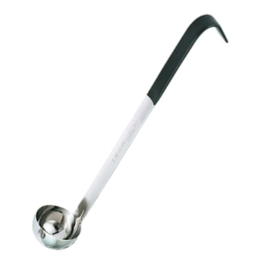 Vollrath® 4980120 Black Handled 1 Ounce Stainless Steel Ladle