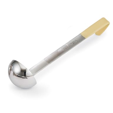 Vollrath® 4980335 Ivory Handled 3 Ounce Stainless Steel Ladle