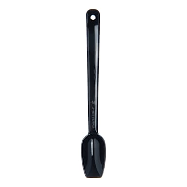 Carlisle 445003 O.25 Oz. Black Solid Buffet Spoon