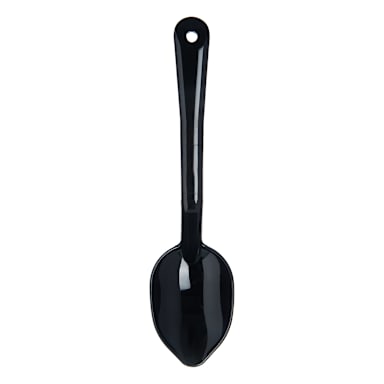 Carlisle 441003 1.5 Oz. Black Solid Serving Spoon