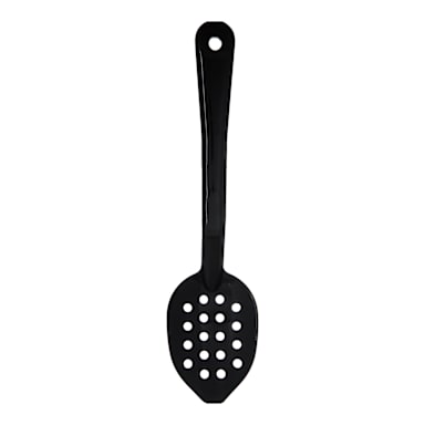 Carlisle 441103 1.5 Oz. Black Perforated Serving Spoon