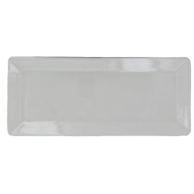 Homer Laughlin 7800 Times Square 11-15/16" x 4-7/8" Tray - Dozen