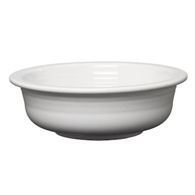 Homer Laughlin 471100 Fiesta White 40 oz Serving Bowl - 4 / CS