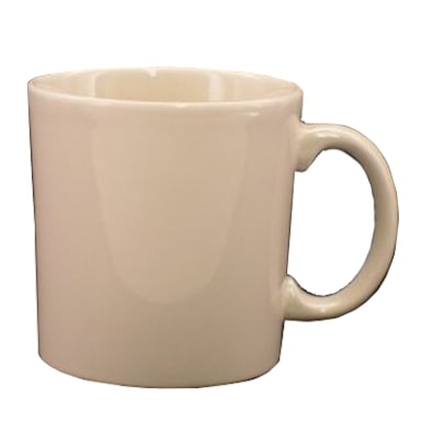 Homer Laughlin China 58300 Undecorated 12 Oz. Executive Mug