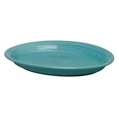Homer Laughlin 458107 Turquoise 13.58" Oval Platter