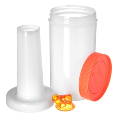 Carlisle PS601N24 Stor 'N Pour 32 Oz. Orange Complete Pourer