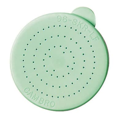 Cambro 96SKRLF407 Green Fine Grain Products Lid for Shakers