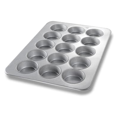 Chicago Metallic 43037 Glazed 15-Cavity Mini-Cake Pan