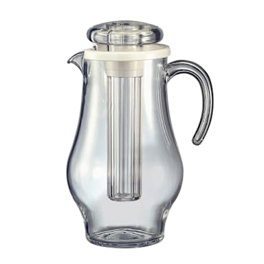 Service Ideas SWP24BS Acrylic 2.4 Liter Ice Tube Pitcher