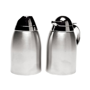 Service Ideas SSC85 8 Oz. S/S Sugar / Creamer Set