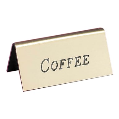 Cal-Mil 228-1-011 Gold "COFFEE" Beverage Tent