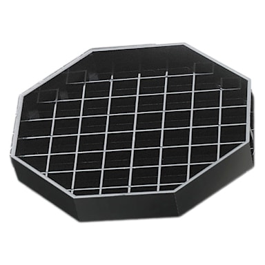 Cal-Mil 308-6-13 Black Octagon 6" Drip Tray
