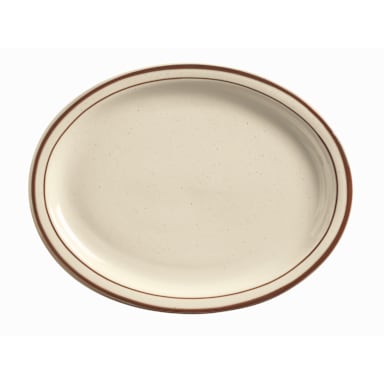 Libbey - Formerly World® Tableware DSD-13 Desert Sand 11.5" Oval Platter