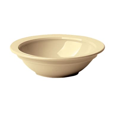 Cambro 45CW133 Camwear Beige 5 Oz. Round Fruit Cup / Bowl