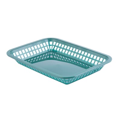 TableCraft 1077FG Grande Forest Green Platter Basket - Dozen