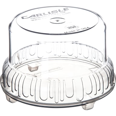 Carlisle 703907 Clear 1.9 Qt. Gourmet Bowl with Lid