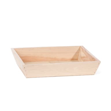 Willow Specialties 83175.11 11" x 8" x 2" Wood Tray
