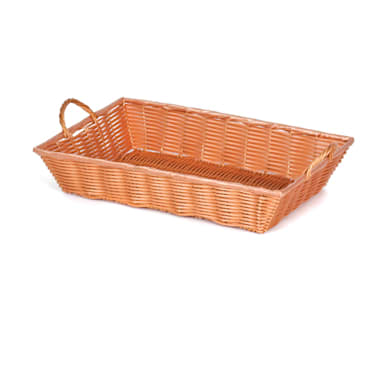 Willow Specialties 4151.18 18" x 12" Poly-Line Basket With Handles