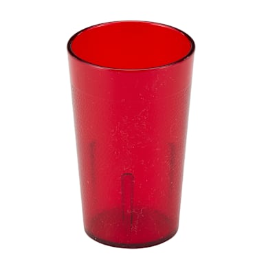Cambro 500P156 Colorware Ruby Red 5.2 oz. Plastic Tumbler