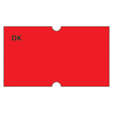 DayMark IT120549 Fluorescent Red Label For DM-3 Label Gun - 8000 / PK