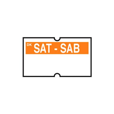 DayMark IT120534-6-SAT 1-Line Saturday Label For DM-3 Label Gun - 8000 / PK