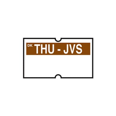 DayMark IT120534-4-THU 1-Line Thursday Label For DM-3 Label Gun - 8000 / PK