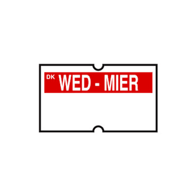 DayMark IT120534-3-WED 1-Line Wednesday Label For DM-3 Label Gun - 8000 / PK