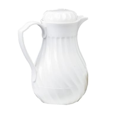 Push Button Lid, For 40 oz Server, Swirl Bwhite
