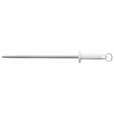 Mundial® W3303-14 White Round 14" Regular Cut Sharpening Steel