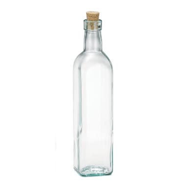 TableCraft 616 Prima Collection 16 Oz Olive Oil Bottle w/ Cork Stopper