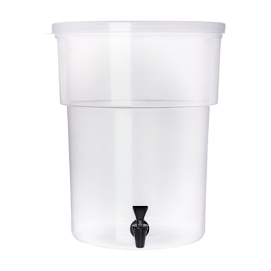 Carlisle 220930 Clear 5 Gallon Round Beverage Dispenser