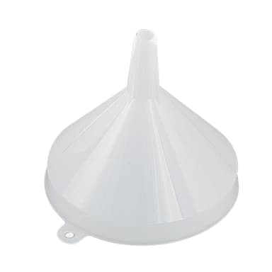 Browne Foodservice 369 Polyethylene 16 Oz. One-Piece Funnel