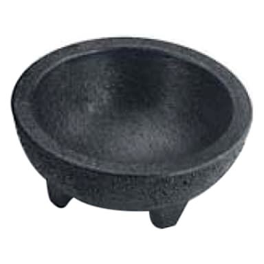 H.S. Inc. NHS1008 Chico Charcoal 4 Oz Molcajete Dish