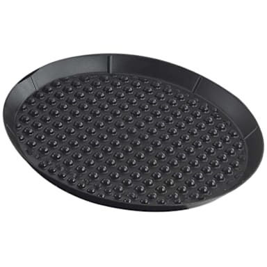 H.S. Inc. HS1033 Charcoal 12" Pizza Pleezers™ Pan - Dozen