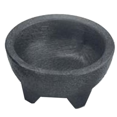 H.S. Inc. NHS1006 Black 8 Oz Molcajete Dish