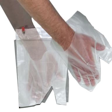 Pak-Sher® 5486 Sher-Mitt® Kitchen Prep Clear Mitt - 2000 / CS