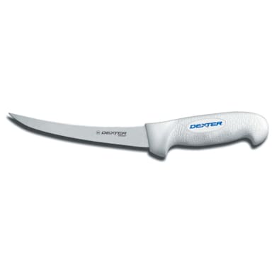 Dexter Russell SG131-6PCP SofGrip White 6" Curved Boning Knife