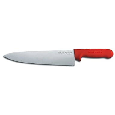 Dexter Russell S145-10R-PCP Sani-Safe Red Handle 10" Cook's Knife