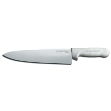 Dexter Russell S145-10PCP Sani-Safe White Handle 10" Cook's Knife